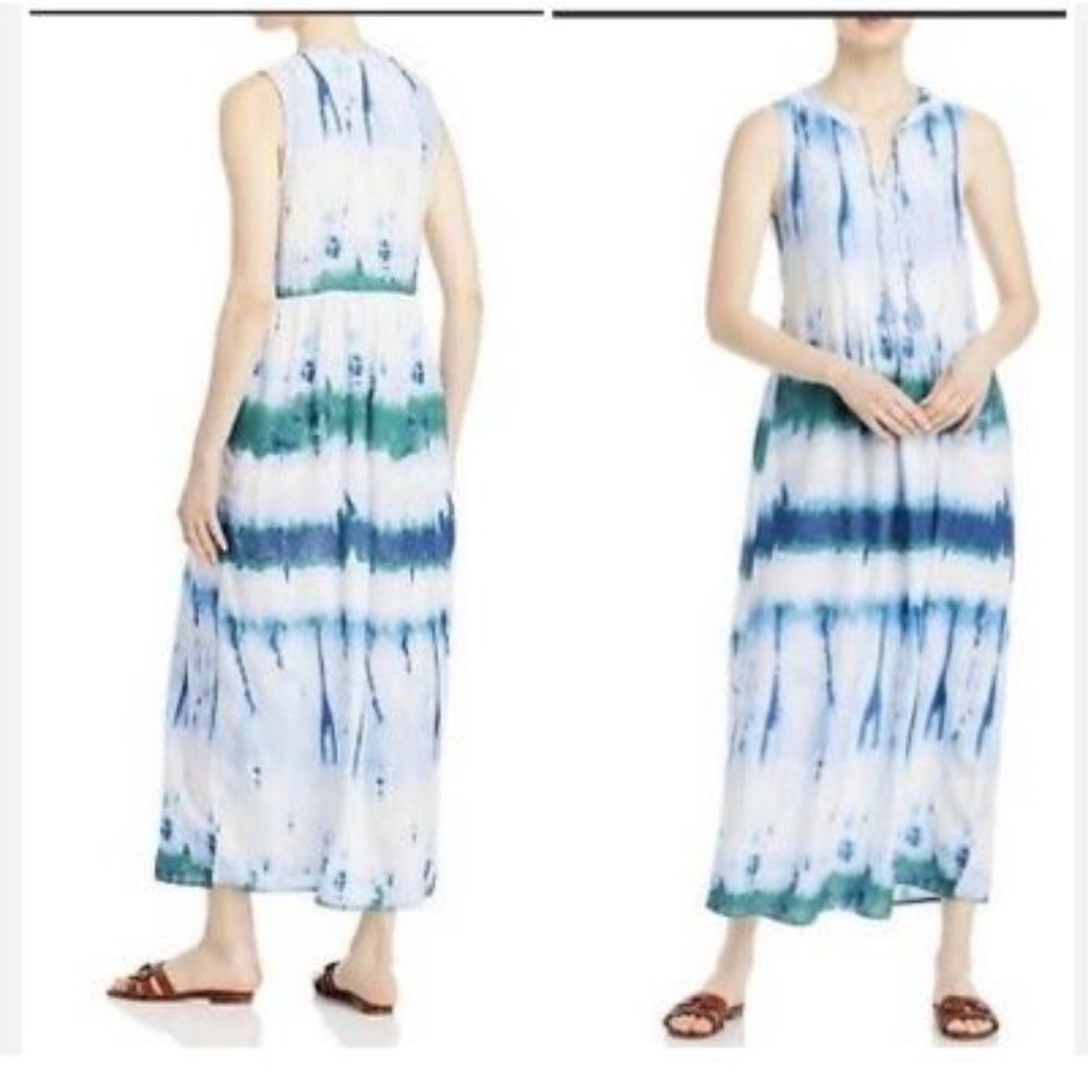 Beachlunchlounge - Blue Tie Dye Look Maxi - Size Medium